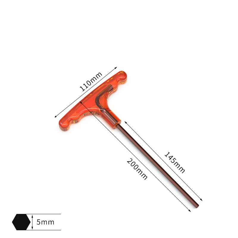 T Handle Allen Keys Metric (Set + 2mm 2.5mm 3mm 4mm 5mm 6mm 8mm 10mm)