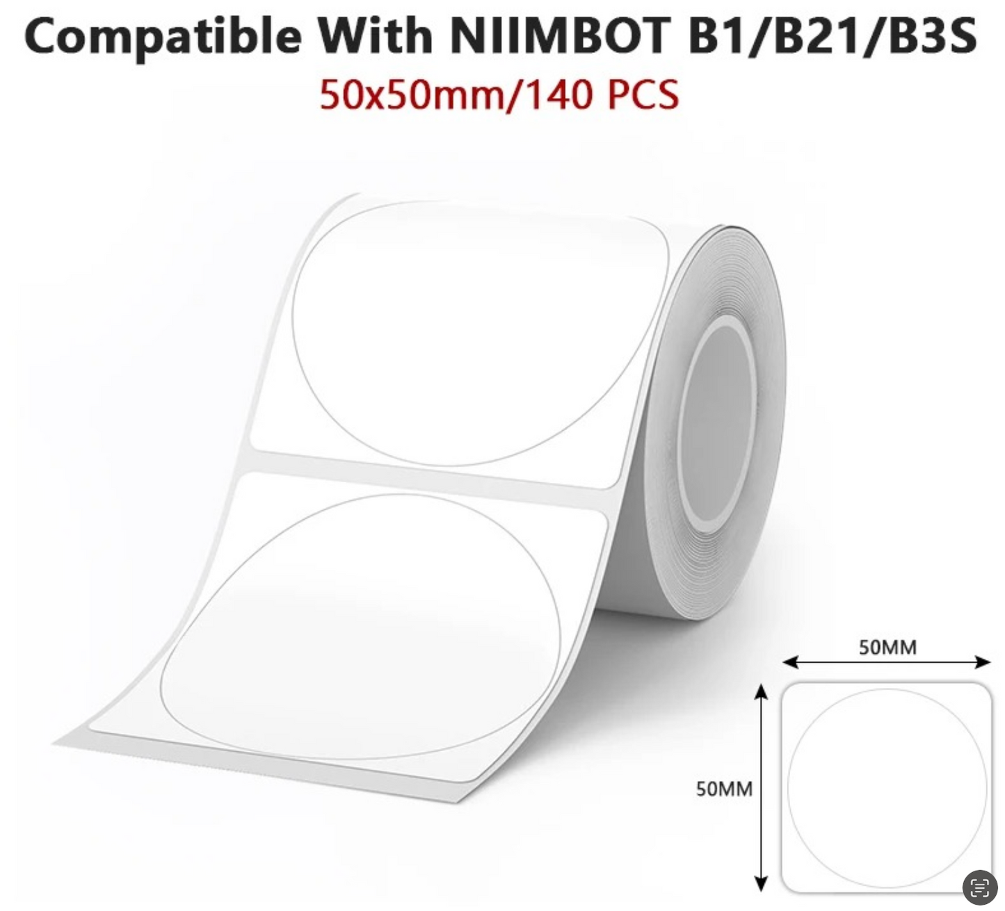 Printer Stickers - NIIMBOT - 1 Roll