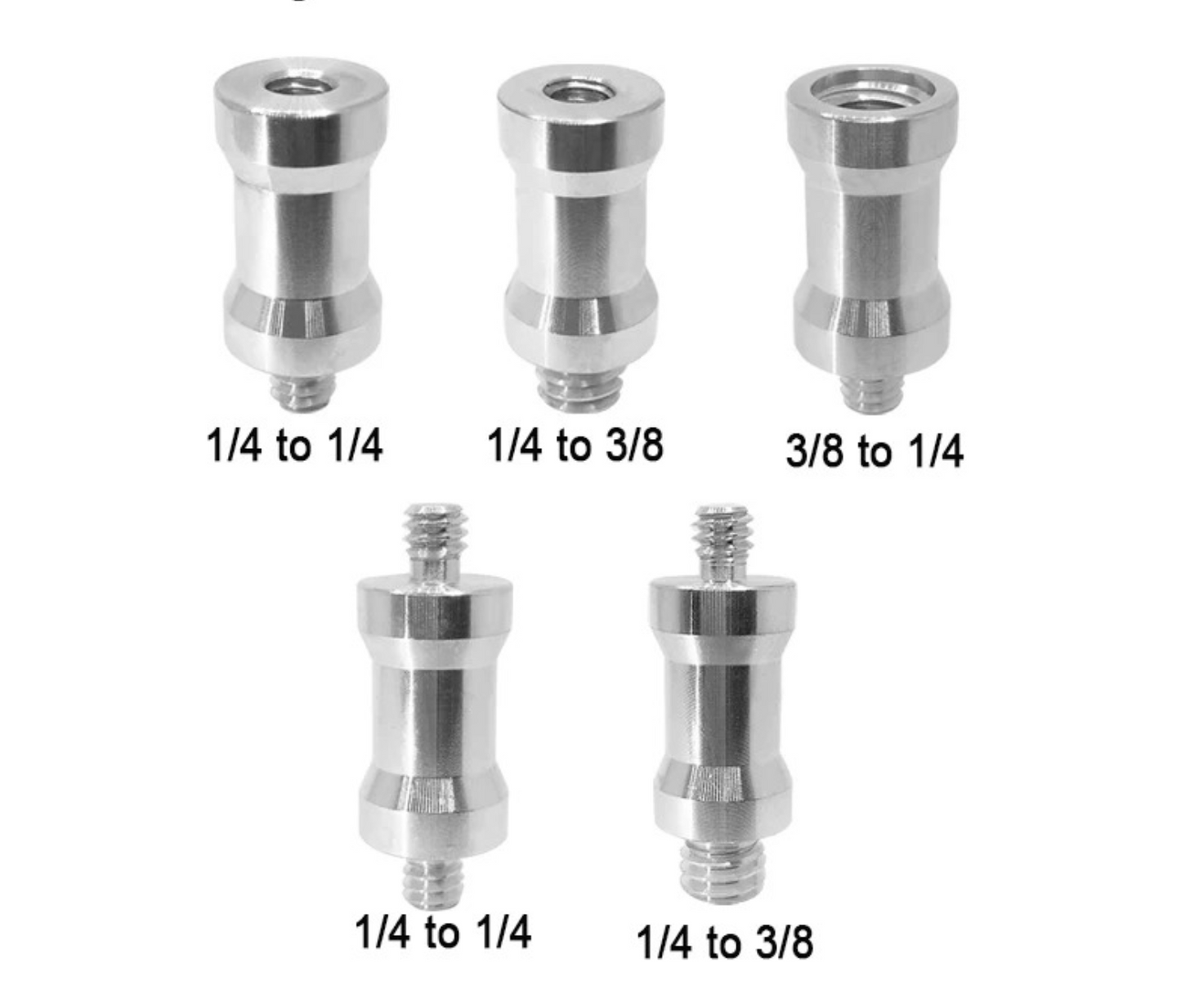 Photography Thread Adapter - Various Sizes