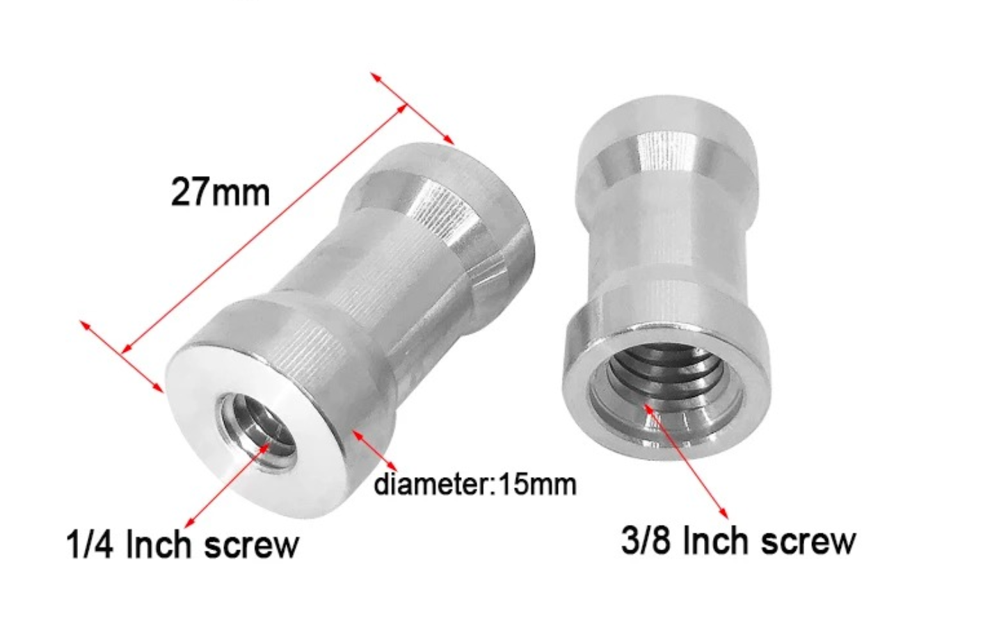 Photography Thread Adapter - Various Sizes
