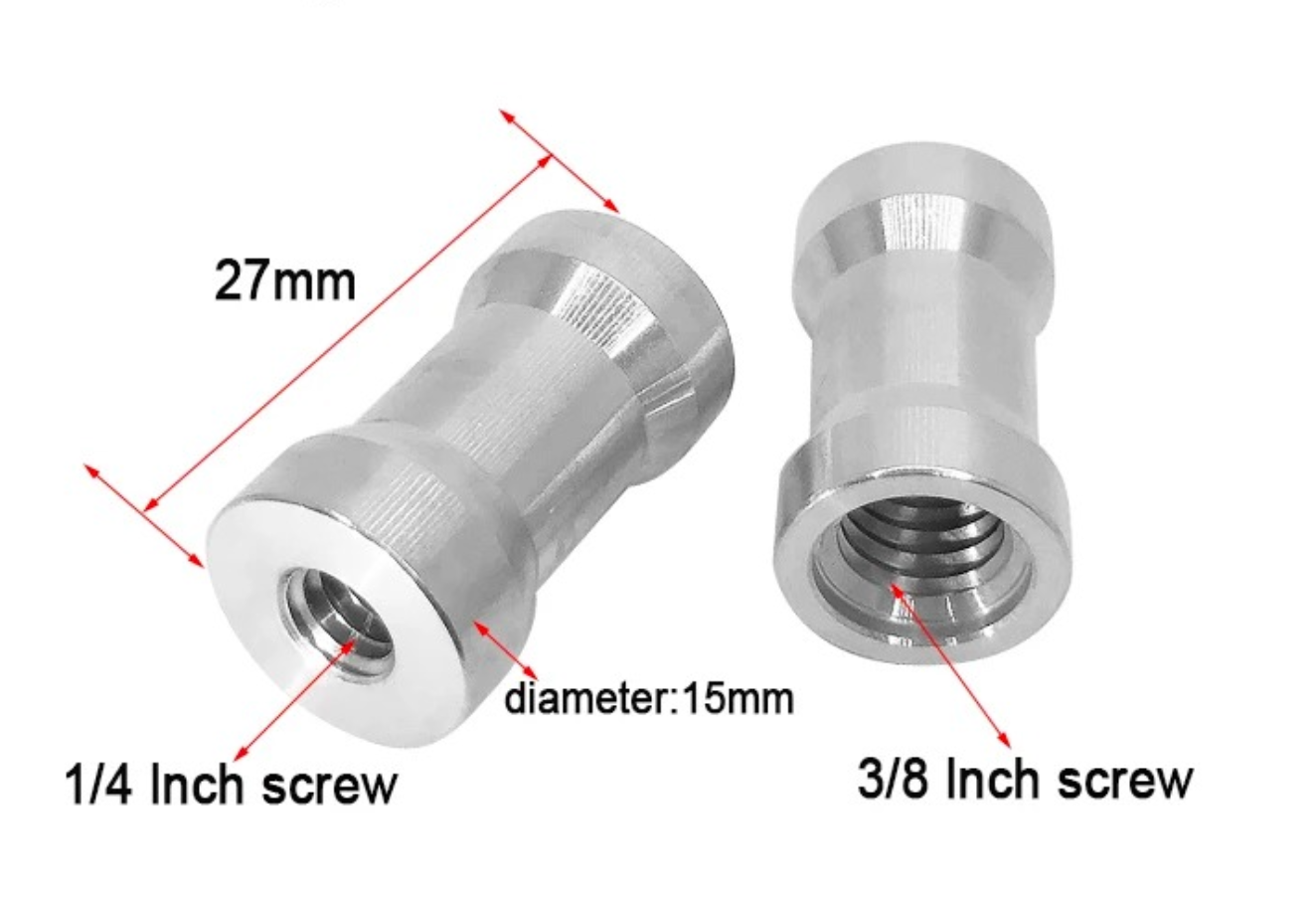 Photography Thread Adapter - Various Sizes