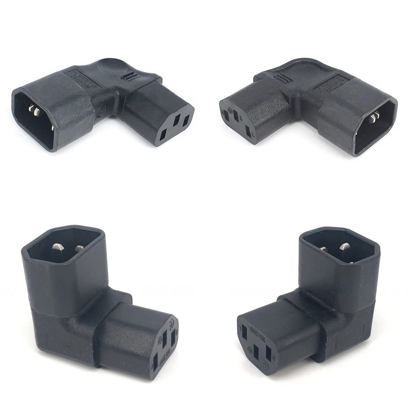 Power 3pin Male to Female Angle Adapters