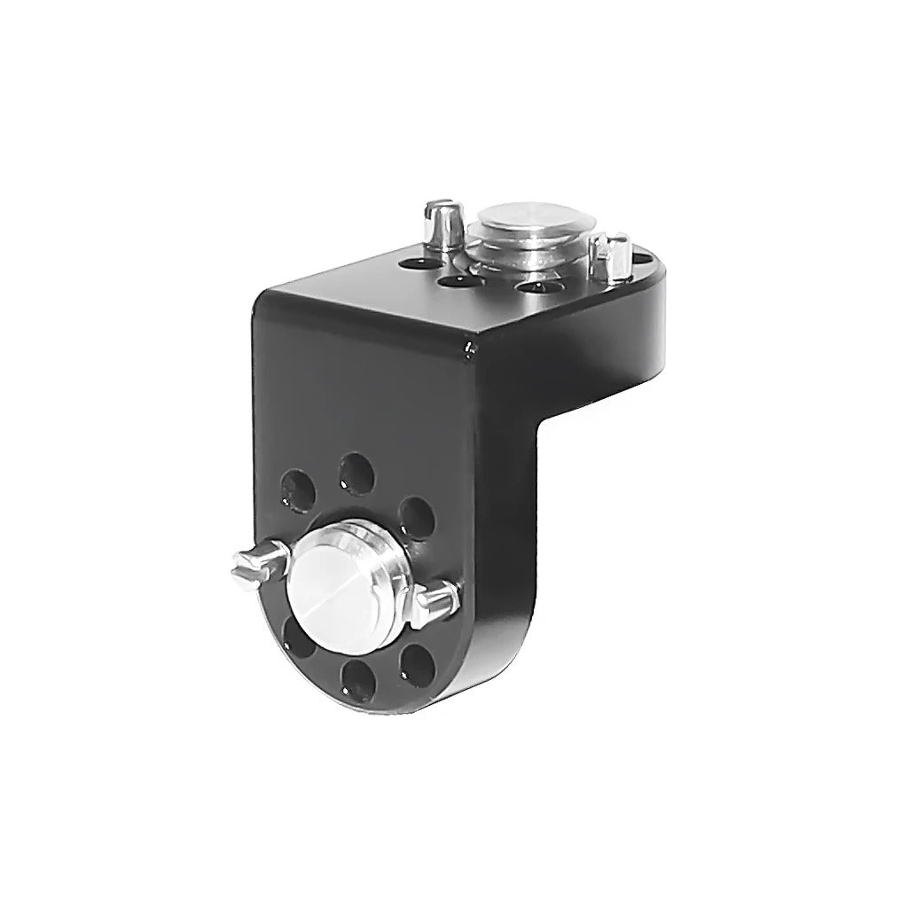 Right angle bracket with 1/4" and 3/8" Screws