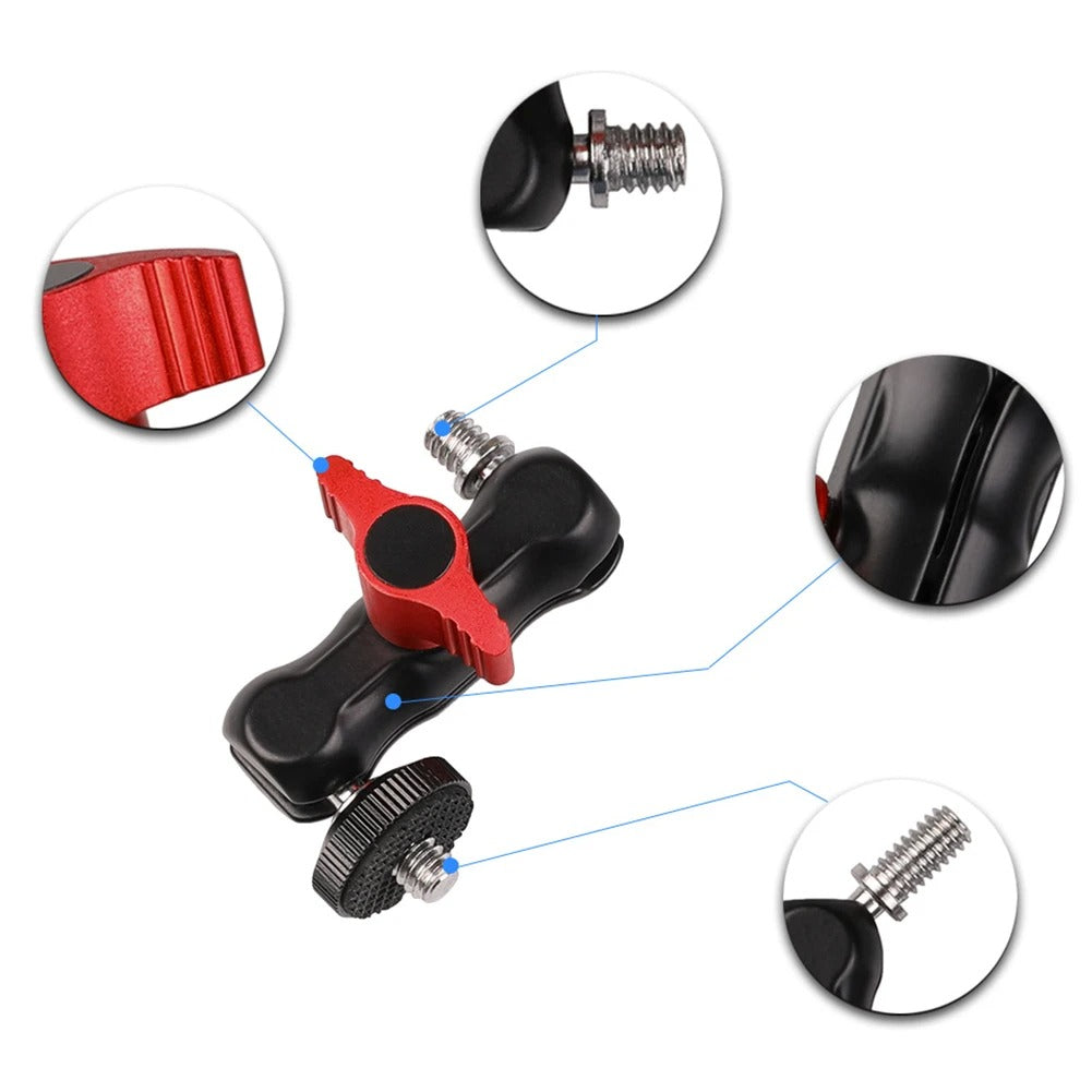 Ball Head Magic Arm Clamp 1/4"