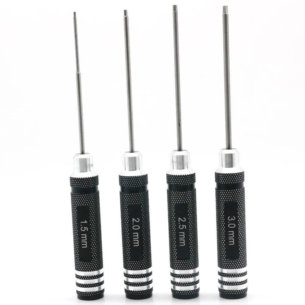 Hex Screw Driver Set (1.5mm, 2.0mm, 2.5mm, 3.0mm)