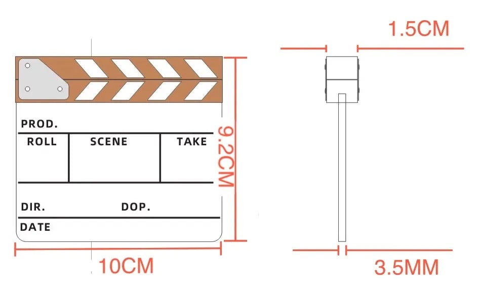 Mini/ Baby Clapper Board