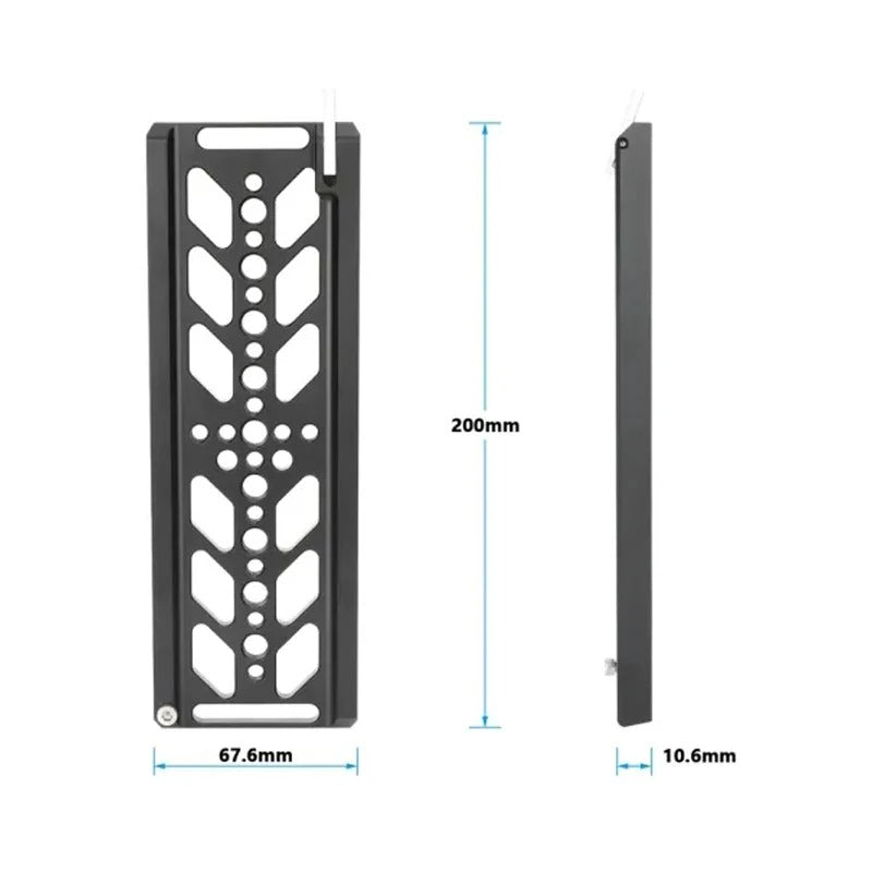 CAMVATE Bottom Dovetail Plate 8" /18"/12" Quick Release Baseplate ARRI compatible