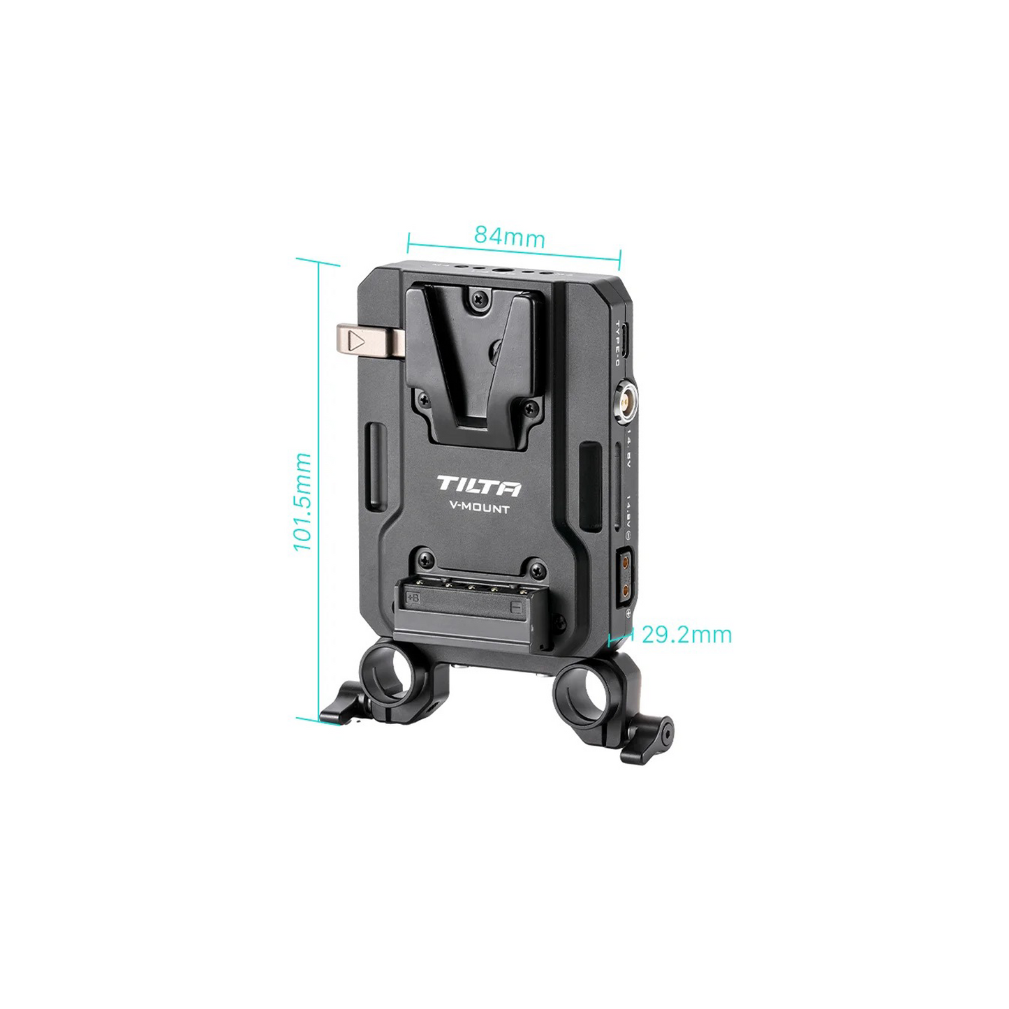 TILTA Rod Clamp On V Mount Battery Plate