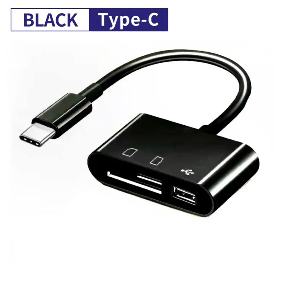 SD/Micro/USB Reader to USB Type C