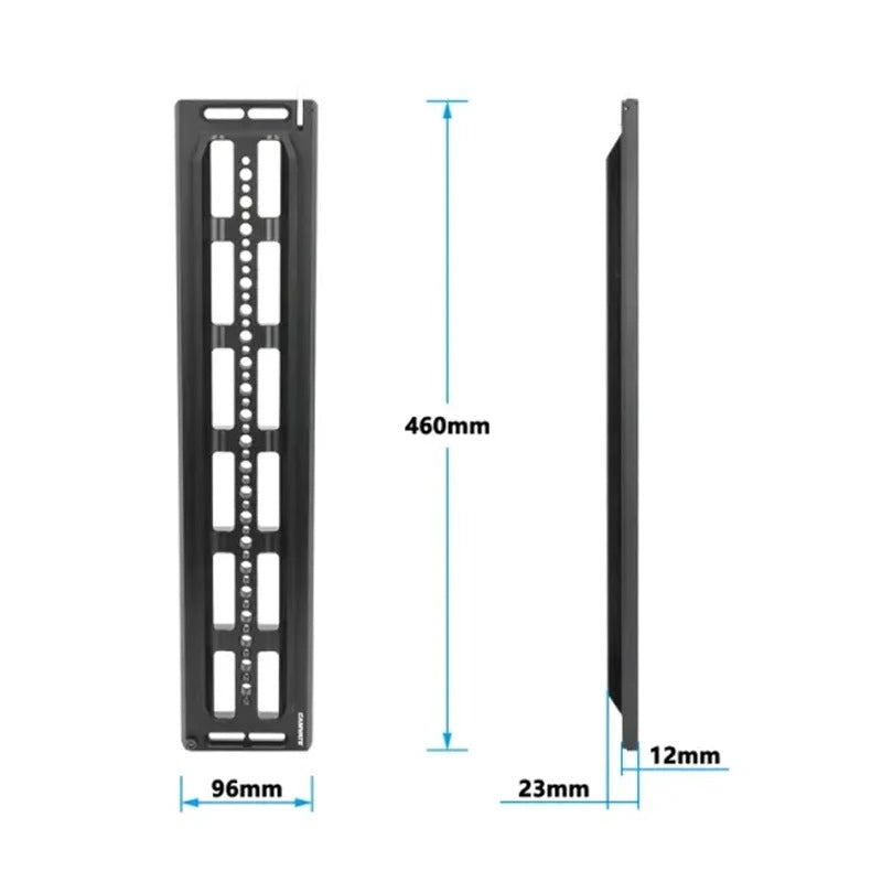CAMVATE Bottom Dovetail Plate 8" /18"/12" Quick Release Baseplate ARRI compatible
