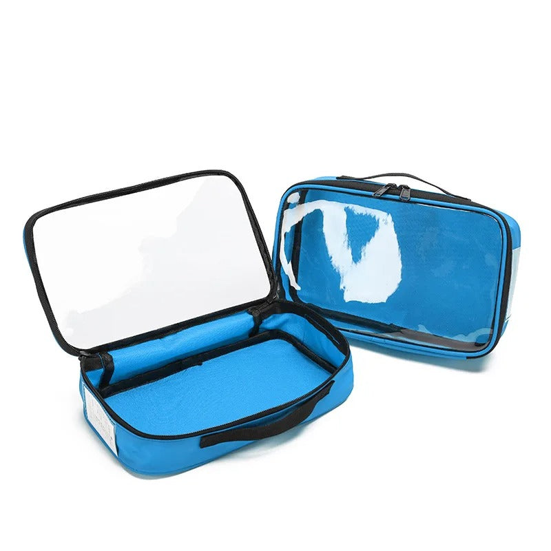 Premium Water Proof Clear Zip Organiser Cell Large