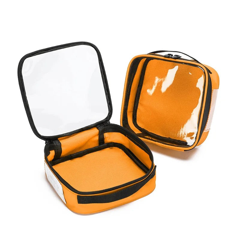 Premium Water Proof Clear Zip Organiser Cell Square