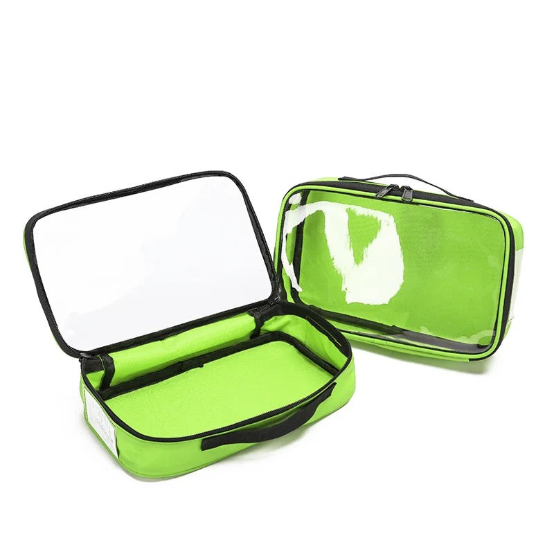 Premium Water Proof Clear Zip Organiser Cell Large