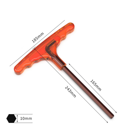 T Handle Allen Keys Metric (Set + 2mm 2.5mm 3mm 4mm 5mm 6mm 8mm 10mm)