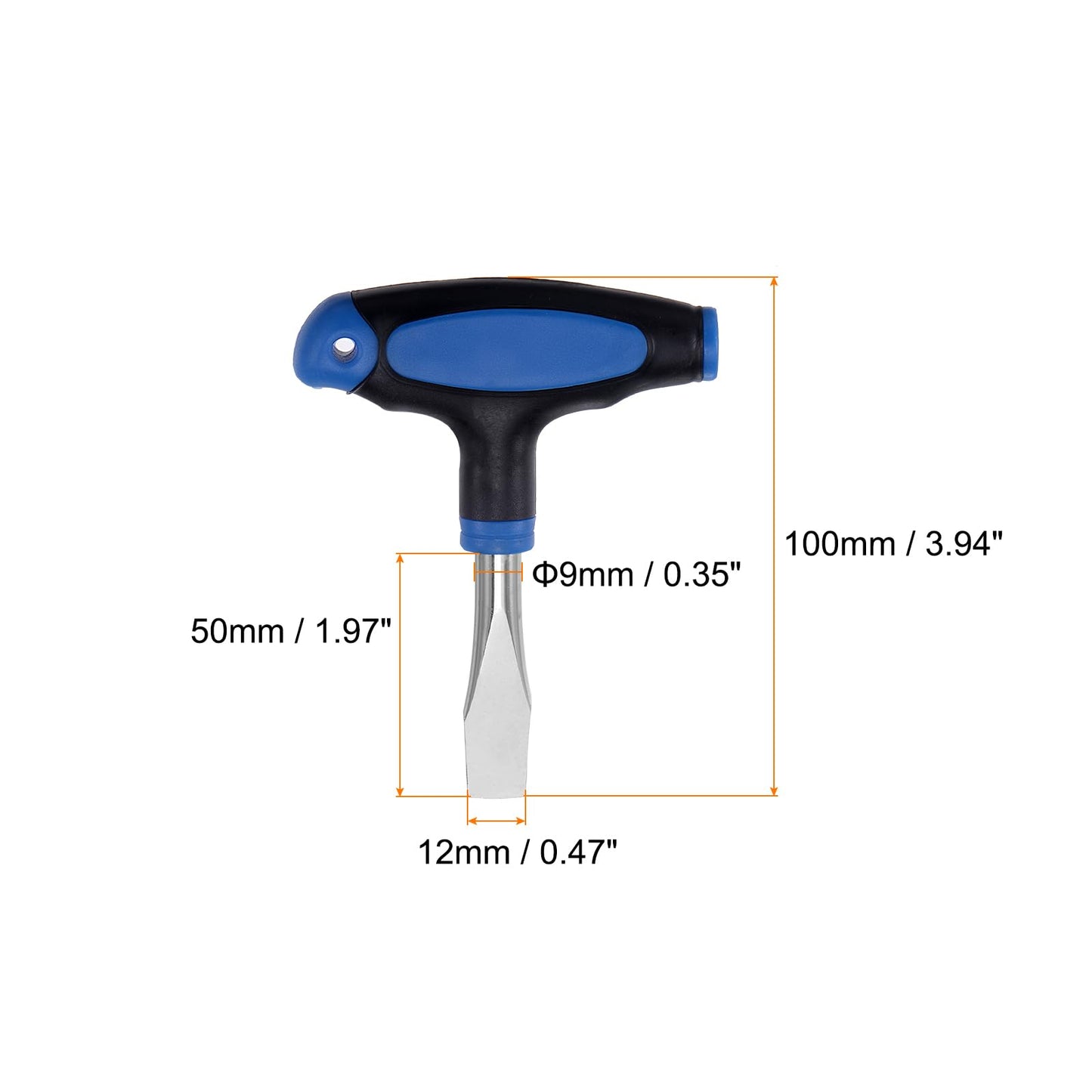 T Bar Flat Head Screwdriver (12mm)