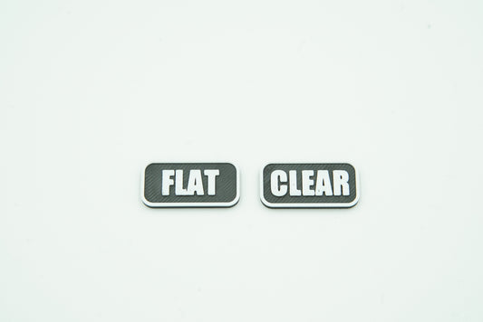 Clear and Optical Flat Tags