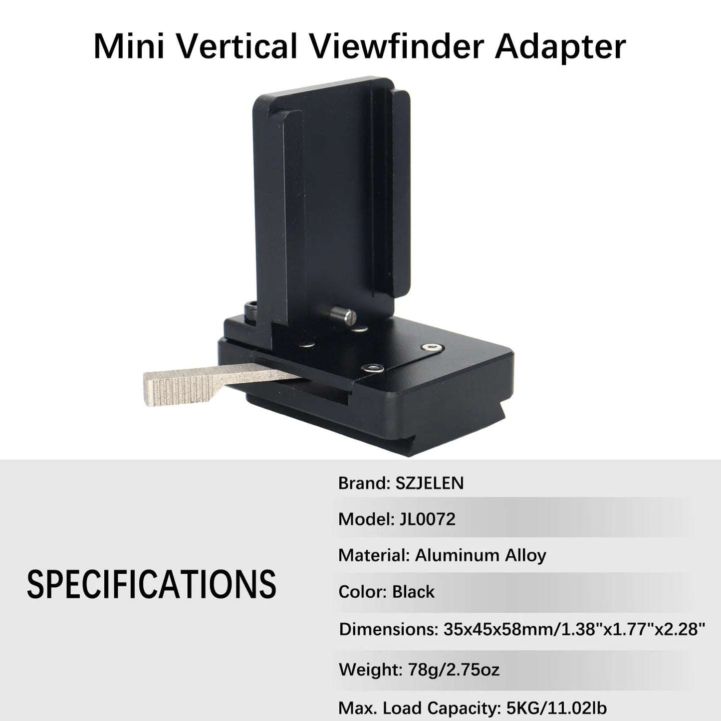 Vertical Viewfinder Adapter